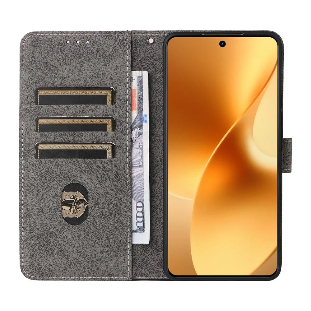 For Realme 15 Pro 5G / 15 5G Case Wallet RFID Blocking PU Leather Phone Cover Stand with Strap - Blue - 2