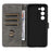 For TECNO Spark 40 Pro+ 4G KM7 Case Wallet RFID Blocking PU Leather Phone Cover Stand with Strap - Black - 3