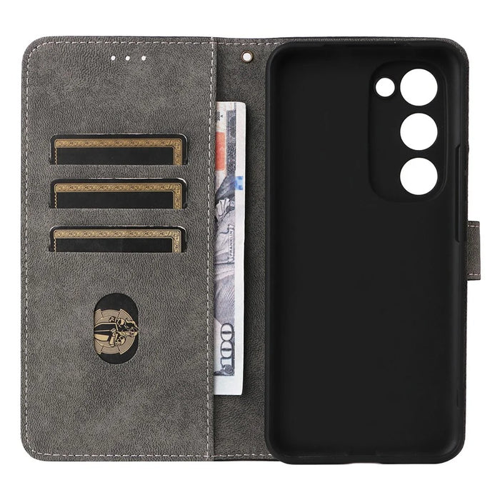 For TECNO Spark 40 Pro+ 4G KM7 Case Wallet RFID Blocking PU Leather Phone Cover Stand with Strap - Black - 3