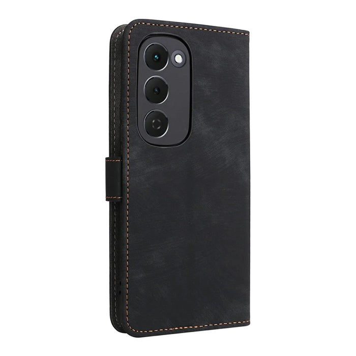 For TECNO Spark 40 Pro+ 4G KM7 Case Wallet RFID Blocking PU Leather Phone Cover Stand with Strap - Black - 7