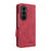For Samsung Galaxy Z Fold7 5G Case Leather Wallet Flip Phone Cover with Hardware Decor - Rose - 7