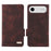 For iPhone Air Case Leather Wallet Flip Phone Cover with Hardware Decor - Coffee - 1
