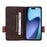 For iPhone Air Case Leather Wallet Flip Phone Cover with Hardware Decor - Coffee - 3