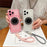 For iPhone 18 Pro Max / 17 Pro Max Case Ring Kickstand PC + TPU Translucent Phone Back Cover with Hand Strap - Pink - 4