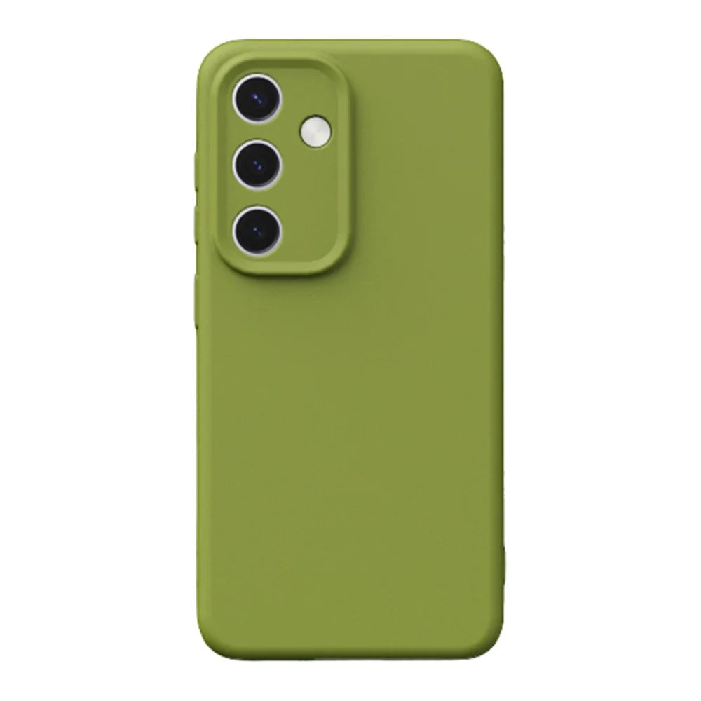 YCADEN For Samsung Galaxy S25+ Magnetic Case Precise Cutouts TPU Phone Back Cover - Bean Green - 1