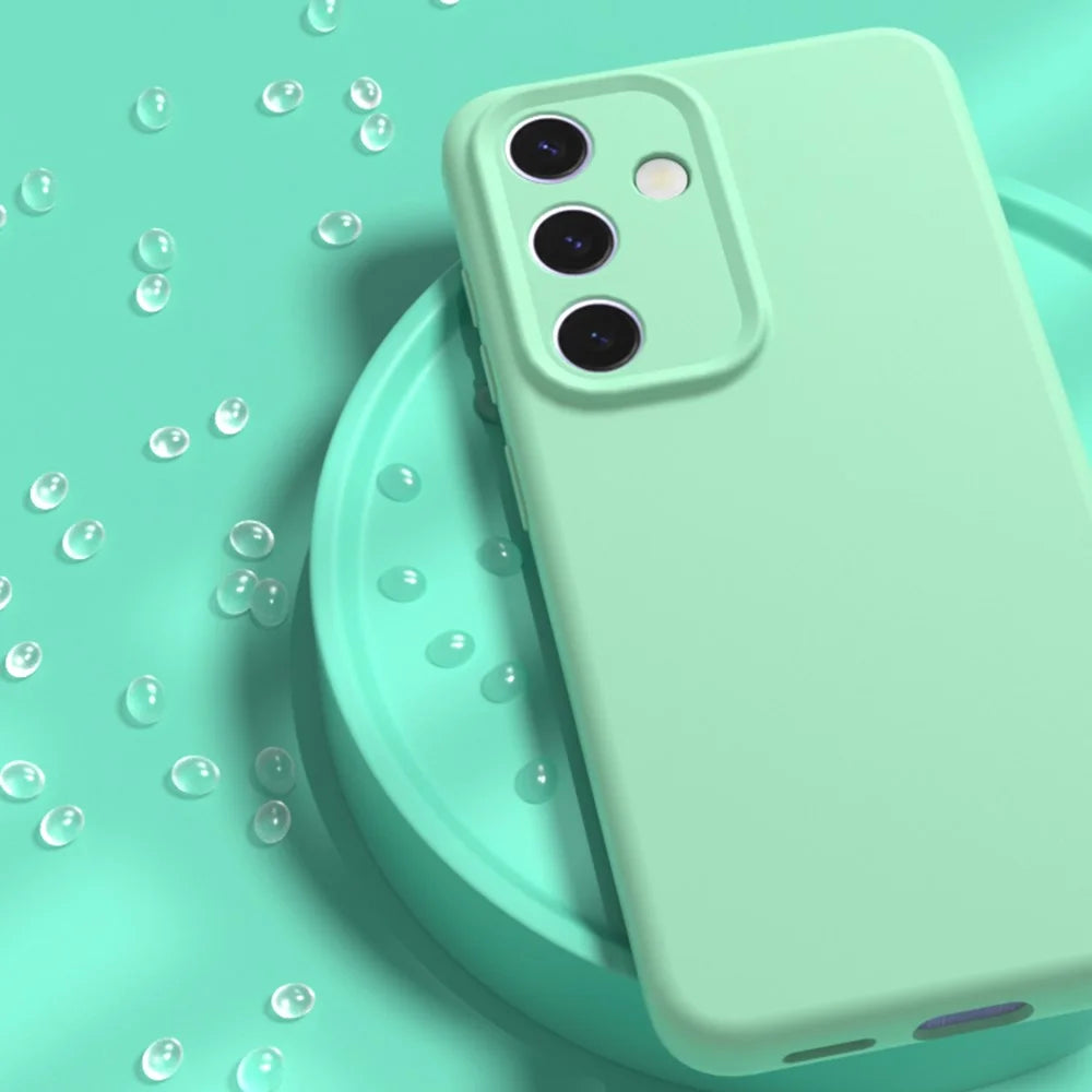YCADEN For Samsung Galaxy S25+ Magnetic Case Precise Cutouts TPU Phone Back Cover - Bean Green - 3