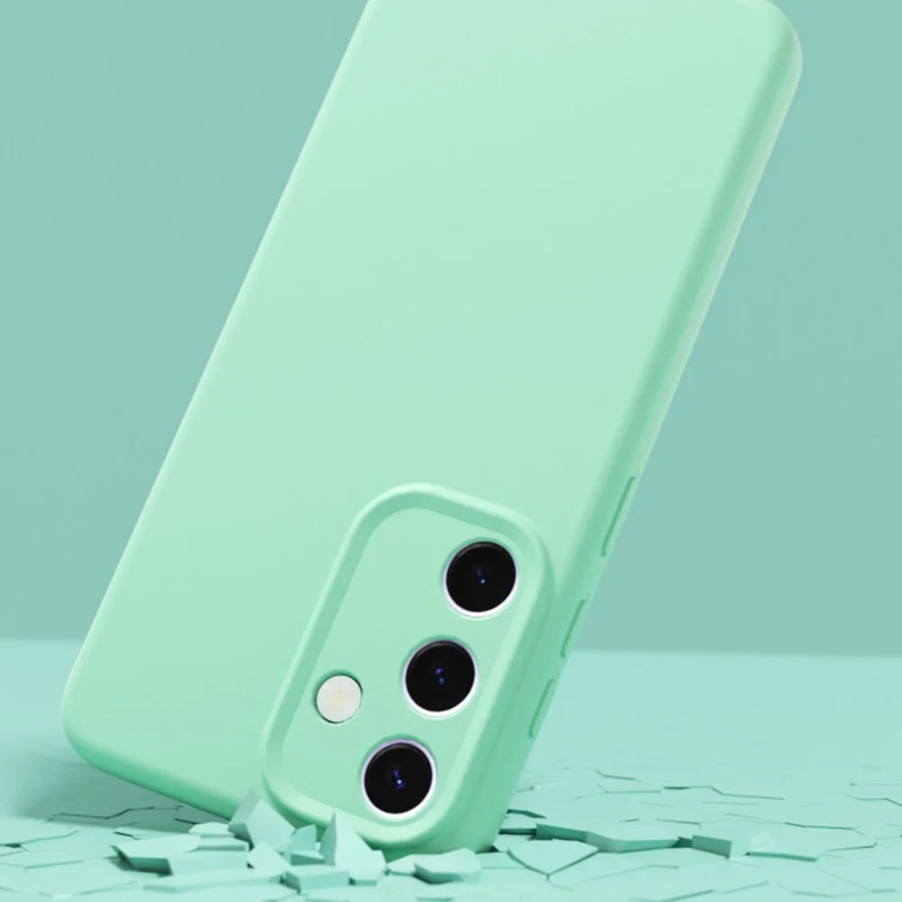 YCADEN For Samsung Galaxy S25+ Magnetic Case Precise Cutouts TPU Phone Back Cover - Bean Green - 5