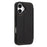 For iPhone 17 Case Magnetic Closure Card Slot Leather Flip Phone Cover - Black - 5