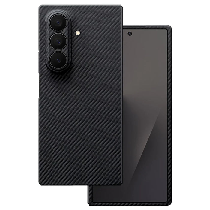 For Samsung Galaxy Z Fold7 5G Magnetic Case Precise Cutouts 600D Fine Texture Aramid Fiber Phone Cover with Front Frame - 3