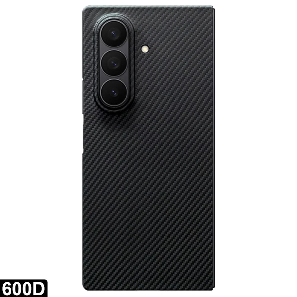 For Samsung Galaxy Z Fold7 5G Magnetic Case Aramid Fiber 600D Fine Texture Phone Cover - 1