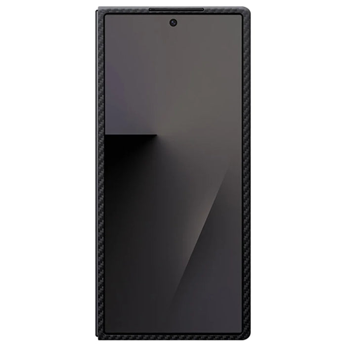For Samsung Galaxy Z Fold7 5G Magnetic Case Aramid Fiber 600D Fine Texture Phone Cover with Front Frame - 2
