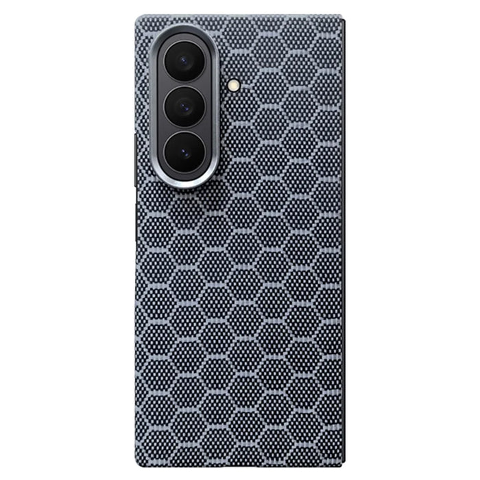 For Samsung Galaxy Z Fold7 5G Magnetic Case Aramid Fiber Honeycomb Texture Phone Cover - 1