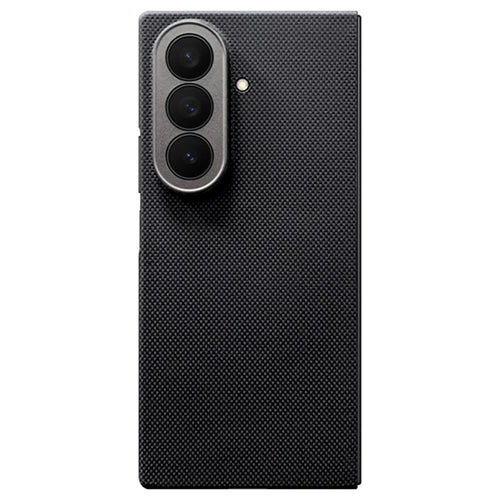 For Samsung Galaxy Z Fold7 5G Magnetic Case Precise Cutouts Fine Grid Aramid Fiber Phone Cover with Metal Lens Frame - 1