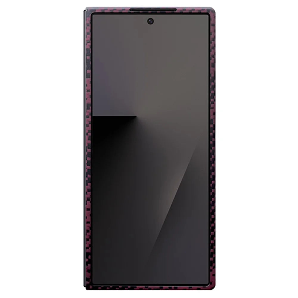 For Samsung Galaxy Z Fold7 5G Magnetic Case Precise Cutouts Camouflage Pattern Aramid Fiber Phone Cover with Metal Lens Frame / Front Frame - 3