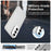 For Samsung Galaxy S25 FE Case PC + TPU + PET Matte Anti-Drop Phone Back Cover - White - 2