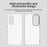 For Samsung Galaxy S25 FE Case PC + TPU + PET Matte Anti-Drop Phone Back Cover - White - 6