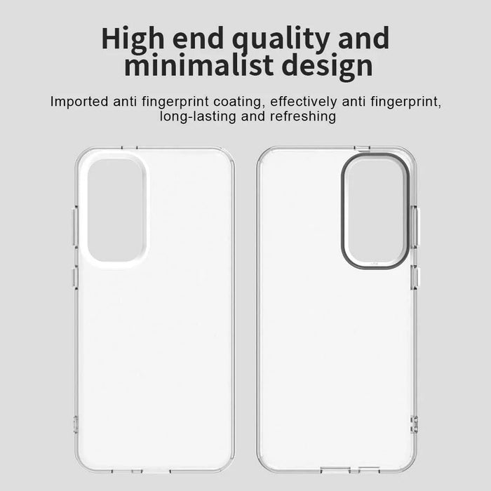 For Samsung Galaxy S25 FE Case PC + TPU + PET Matte Anti-Drop Phone Back Cover - White - 6