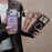 For iPhone 17 Pro Max Magnetic Case Electroplating Litchi Texture PU TPU PC Phone Back Cover - Orange - 4