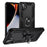 For Samsung Galaxy A07 4G Case PC + TPU Phone Cover with Kickstand - Black - 1