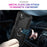 For Samsung Galaxy A07 4G Case PC + TPU Phone Cover with Kickstand - Black - 4