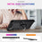 For Samsung Galaxy A07 4G Case PC + TPU Phone Cover with Kickstand - Black - 6