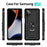For Samsung Galaxy A07 4G Case PC + TPU Phone Cover with Kickstand - Black - 7