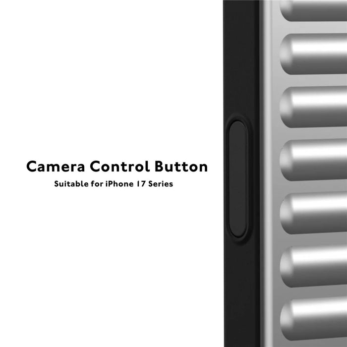 YOUNGKIT For iPhone 17 Pro Max Case Compatible with MagSafe Suitcase Texture IMD TPU Phone Cover - Silver - 6