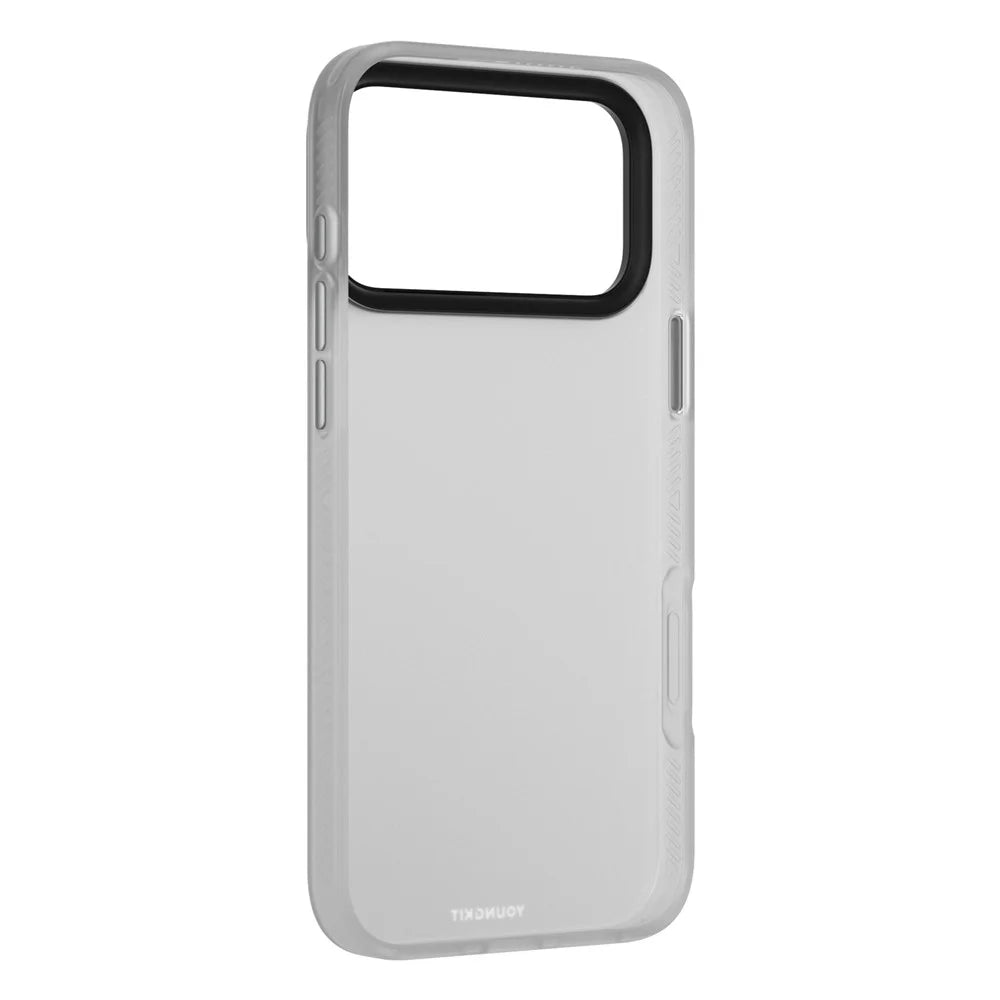 YOUNGKIT For iPhone 17 Pro Max Matte Case Compatible with MagSafe PET TPU Phone Cover - Orange - 6