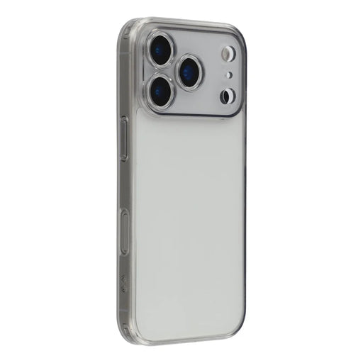 X-LEVEL For iPhone 17 Pro Case Precise Cutout Matte Tempered Glass + TPU Phone Cover - Transparent Black - 1