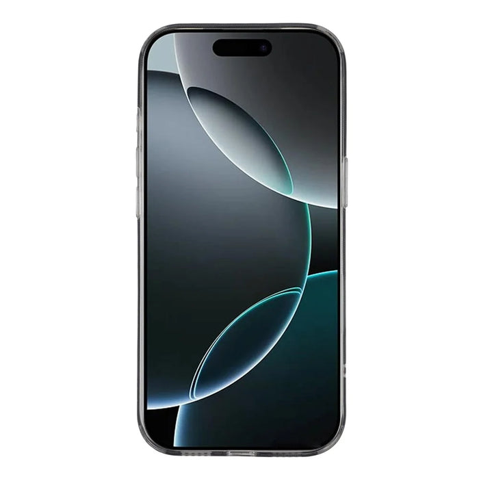 X-LEVEL For iPhone 17 Pro Case Precise Cutout Matte Tempered Glass + TPU Phone Cover - Transparent Black - 2
