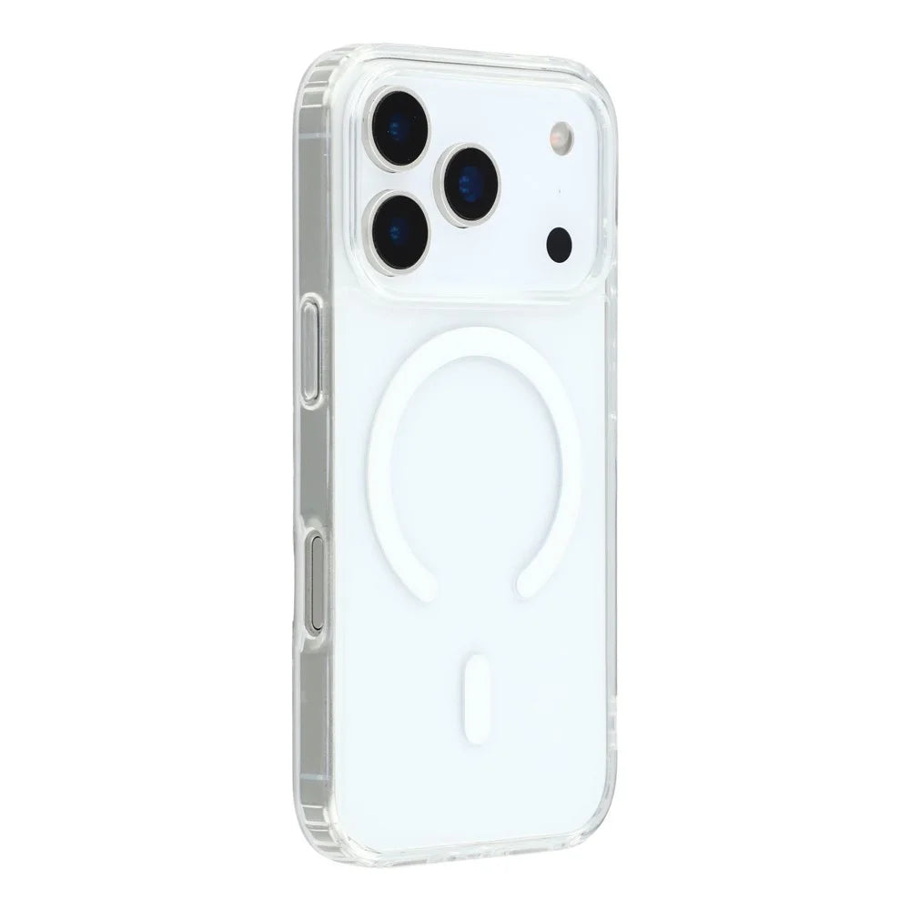 KIGC For iPhone 17 Pro Max Clear Case Compatible with MagSafe TPU + PC Shockproof Phone Back Cover - 1