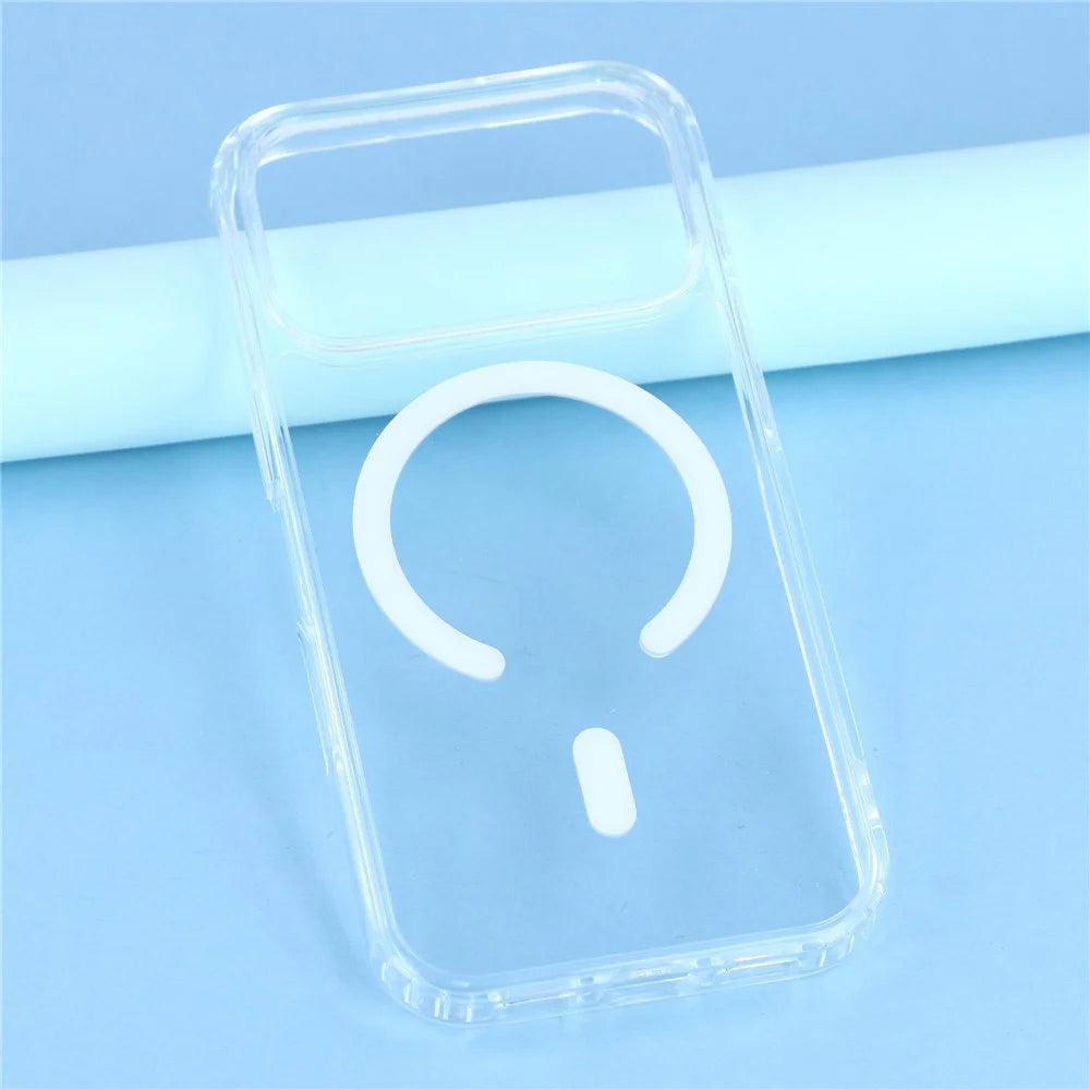 KIGC For iPhone 17 Pro Clear Case Compatible with MagSafe TPU + PC Shockproof Phone Back Cover - 7