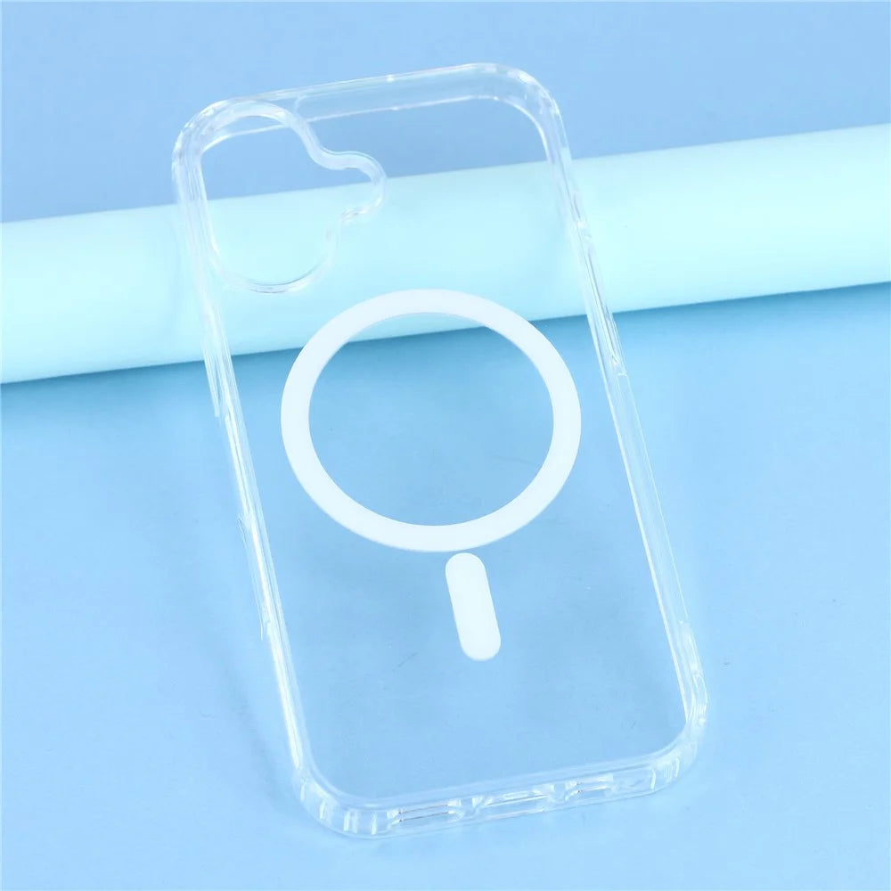 KIGC For iPhone 17 Clear Case Compatible with MagSafe TPU + PC Shockproof Phone Back Cover - 7