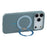 KIGC For iPhone 17 Pro Max Magnetic Case with Rotating Kickstand Hard PC Phone Back Cover - Blue - 6