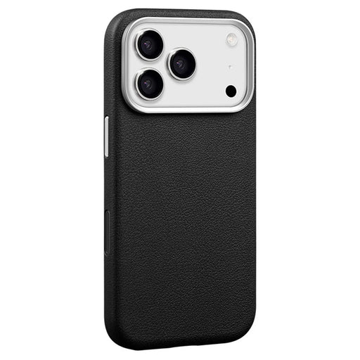 X-LEVEL For iPhone 17 Pro Max Case Compatible with MagSafe PU Leather Hard PC Phone Cover - Black - 1