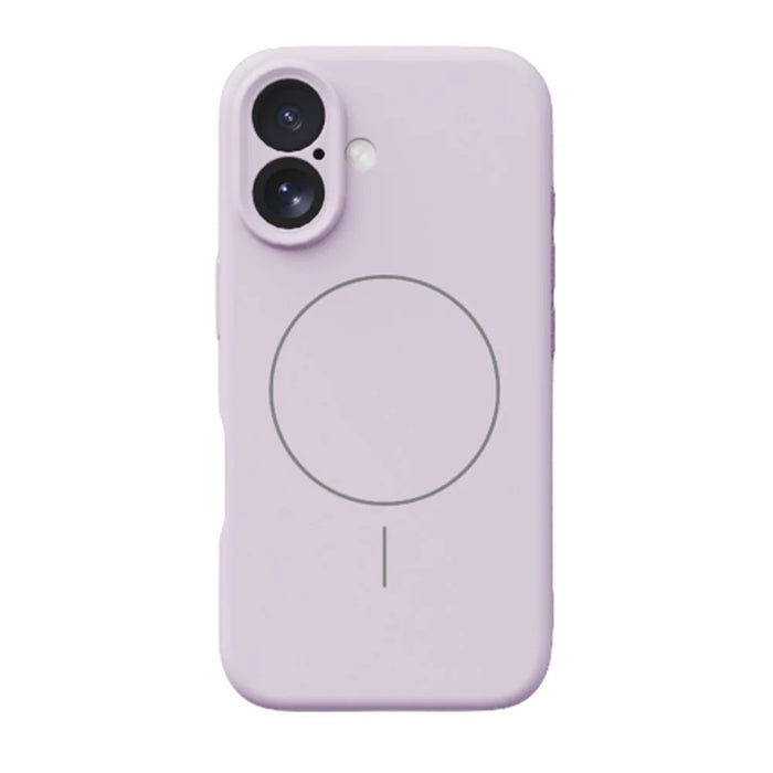 YCADEN For iPhone 16 Case Compatible with MagSafe Precise Cutouts TPU Phone Back Cover - Morandi Purple - 1