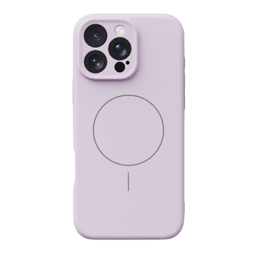 YCADEN For iPhone 16 Pro Max Case Compatible with MagSafe Precise Cutouts TPU Phone Back Cover - Morandi Purple - 1