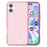 AMORUS For iPhone 17 Case Soft TPU Hard PC Back Shockproof Phone Cover - Glitter Pink - 1
