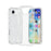 AMORUS For iPhone Air Case Soft TPU Hard PC Back Shockproof Phone Cover - Glitter White - 5
