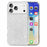 AMORUS For iPhone 17 Pro Max Case Soft TPU Hard PC Back Shockproof Phone Cover - Glitter White - 1