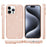 AMORUS For iPhone 15 Pro Case Soft TPU Hard PC Back Shockproof Phone Cover - Glitter Gold - 5