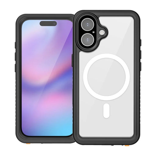 REDPEPPER FS / FM Series For iPhone 17 Clear Case Compatible with MagSafe PC TPU PET IP68 Waterproof Phone Cover - 2