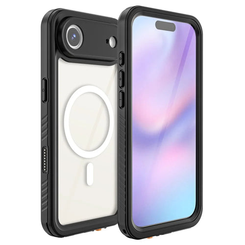 REDPEPPER FS / FM Series For iPhone Air Clear Case Compatible with MagSafe PC TPU PET IP68 Waterproof Phone Cover - 1