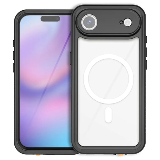 REDPEPPER FS / FM Series For iPhone Air Clear Case Compatible with MagSafe PC TPU PET IP68 Waterproof Phone Cover - 2