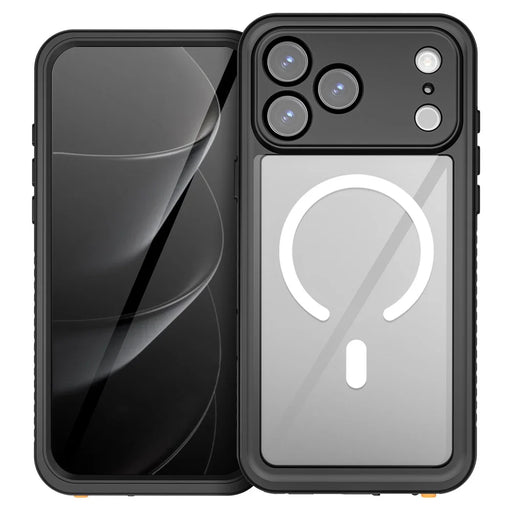 REDPEPPER FS / FM Series For iPhone 17 Pro Max Clear Case Compatible with MagSafe PC TPU PET IP68 Waterproof Phone Cover - 2