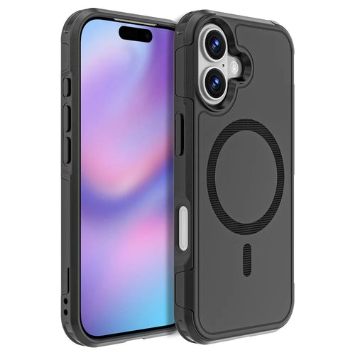 For iPhone 17 Case Compatible with MagSafe PC + TPU Anti-drop Phone Cover - 1