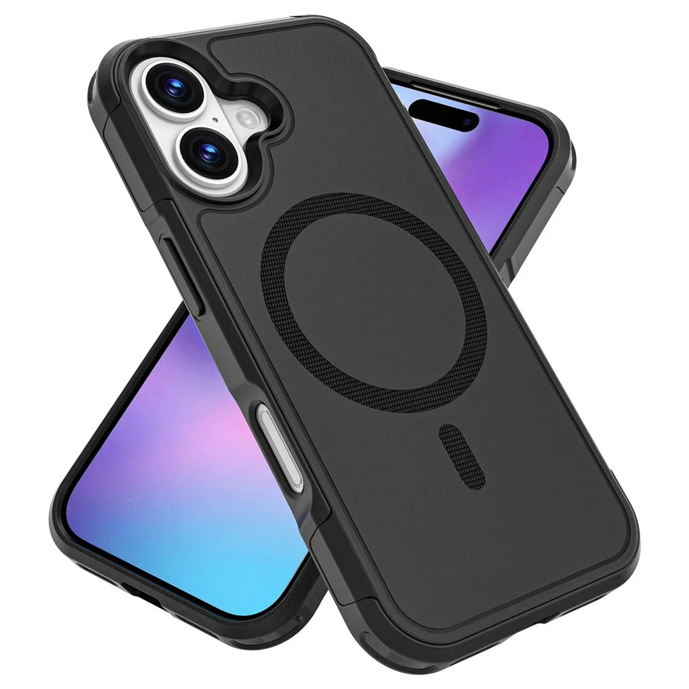 For iPhone 17 Case Compatible with MagSafe PC + TPU Anti-drop Phone Cover - 2