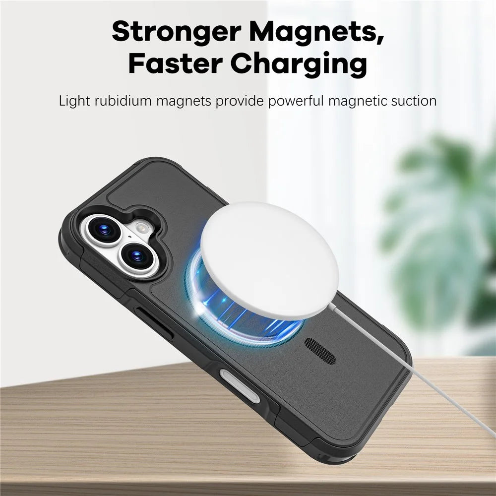 For iPhone 17 Case Compatible with MagSafe PC + TPU Anti-drop Phone Cover - 7