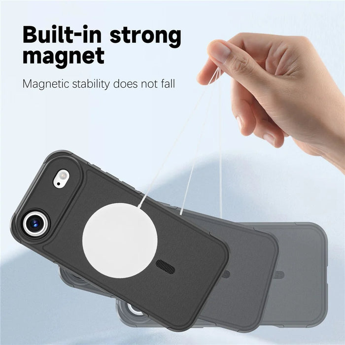 For iPhone Air Case Compatible with MagSafe PC + TPU Anti-drop Phone Cover - 5