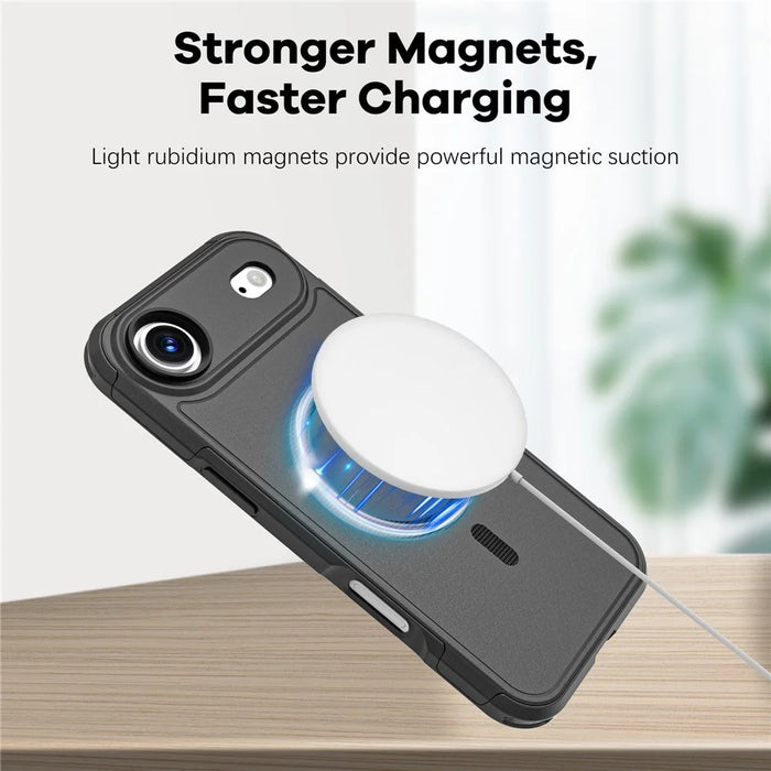 For iPhone Air Case Compatible with MagSafe PC + TPU Anti-drop Phone Cover - 7